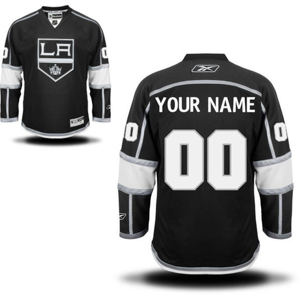 Reebok Los Angeles Kings Custom Youth Premier Home NHL Jersey->->Custom Jersey